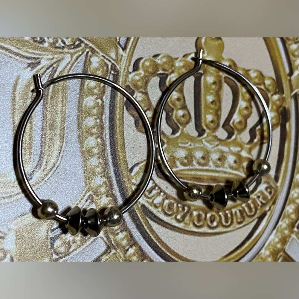 Elegant Silver Hoop Earrings